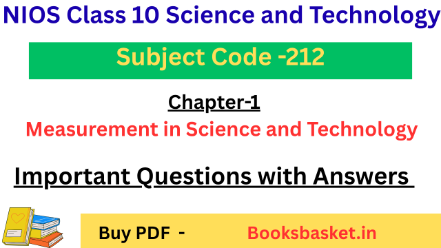 NIOS Class 10 Science Chapter 1 Important Questions with Answers NIOS Class 10 Science Chapter 1 Important Questions with Answers